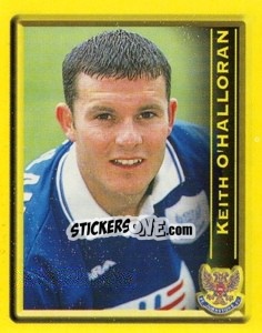 Cromo Keith O'Halloran - Scottish Premier League 1999-2000 - Panini