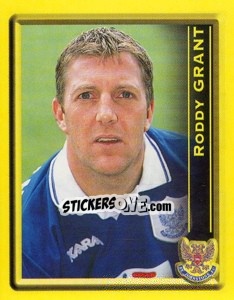 Sticker Roddy Grant - Scottish Premier League 1999-2000 n. 414 - Panini