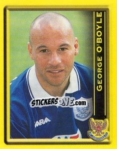 Sticker George O'Boyle - Scottish Premier League 1999-2000 n. 415 - Panini