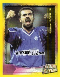 Sticker Sergio Porrini - Scottish Premier League 1999-2000 n. 419 - Panini