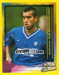 Sticker Giovanni Van Bronckhorst - Scottish Premier League 1999-2000 n. 427 - Panini