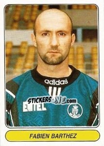 Cromo Fabien Barthez - European Football Stars 1998 - Panini
