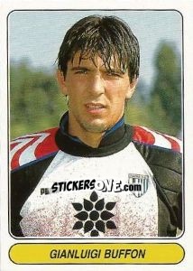 Sticker Gianluigi Buffon - European Football Stars 1998 n. 3 - Panini