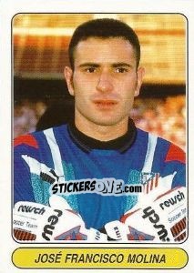 Cromo José Francisco Molina - European Football Stars 1998 - Panini