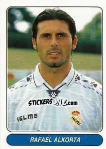 Sticker Fafael Alkorta - European Football Stars 1998 - Panini