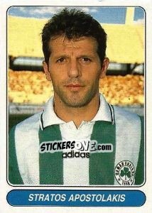 Cromo Stratos Apostolakis - European Football Stars 1998 n. 19 - Panini