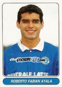 Sticker Roberto Fabian Ayala - European Football Stars 1998 n. 20 - Panini