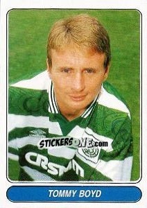 Sticker Tommy Boyd - European Football Stars 1998 n. 24 - Panini