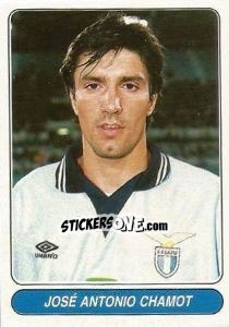 Sticker José Antonio Chamot - European Football Stars 1998 - Panini