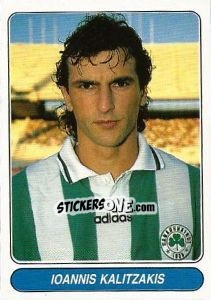 Sticker Ioannis Kalitzakis - European Football Stars 1998 - Panini