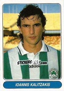Sticker Ioannis Kalitzakis - European Football Stars 1998 n. 36 - Panini