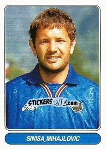 Sticker Sinisa Mihajlovic - European Football Stars 1998 - Panini