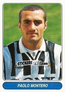 Sticker Paolo Montero - European Football Stars 1998 n. 39 - Panini