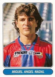 Cromo Miguel Angel Nadal - European Football Stars 1998 - Panini