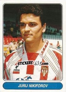 Cromo Jurij Nikiforov - European Football Stars 1998 - Panini