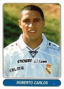 Sticker Roberto Carlos - European Football Stars 1998 n. 44 - Panini