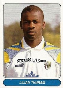 Sticker Lilian Thuram - European Football Stars 1998 n. 49 - Panini