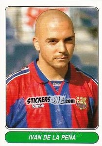 Sticker Ivan De La Peña - European Football Stars 1998 n. 57 - Panini