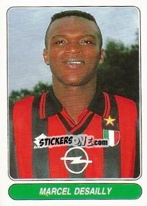 Sticker Marcel Desailly - European Football Stars 1998 n. 58 - Panini