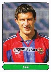 Sticker Figo - European Football Stars 1998 n. 63 - Panini