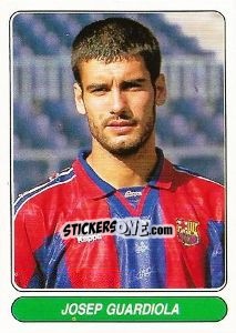 Sticker Josep Guardiola - European Football Stars 1998 - Panini