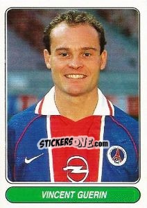 Sticker Vincent Guerin - European Football Stars 1998 - Panini