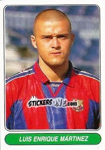 Sticker Luis Enrique Martinez - European Football Stars 1998 n. 72 - Panini