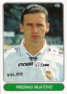 Figurina Predrag Mijatovic - European Football Stars 1998 - Panini