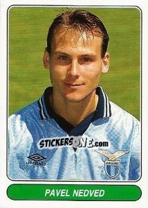 Sticker Pavel Nedved - European Football Stars 1998 n. 74 - Panini