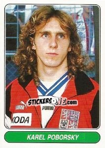 Sticker Karel Poborsky - European Football Stars 1998 - Panini