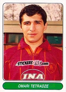 Cromo Omari Tetradze - European Football Stars 1998 - Panini