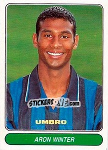 Sticker Aron Winter - European Football Stars 1998 n. 85 - Panini