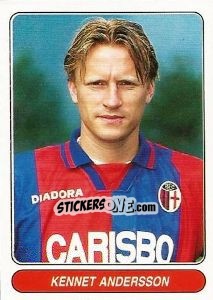 Figurina Kennet Andersson - European Football Stars 1998 - Panini