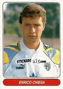 Sticker Enrico Chiesa - European Football Stars 1998 n. 97 - Panini
