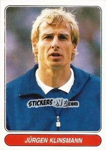 Cromo Jürgen Klinsmann - European Football Stars 1998 - Panini
