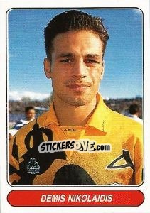 Sticker Demis Nikolaidis - European Football Stars 1998 n. 108 - Panini