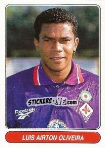 Sticker Luis Airton Oliveira - European Football Stars 1998 n. 109 - Panini