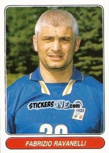 Figurina Fabrizio Ravanelli - European Football Stars 1998 - Panini