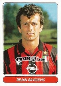 Sticker Dejan Savicevic - European Football Stars 1998 - Panini