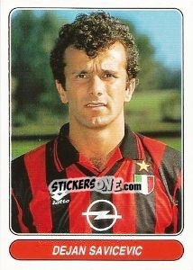 Figurina Dejan Savicevic - European Football Stars 1998 - Panini