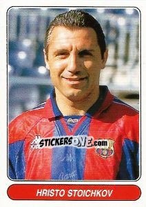 Cromo Hristo Stoichkov - European Football Stars 1998 - Panini