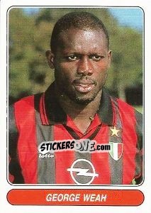 Sticker George Weah - European Football Stars 1998 n. 118 - Panini