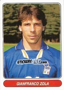 Cromo Gianfranco Zola - European Football Stars 1998 - Panini