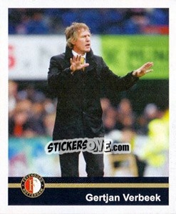 Sticker Gertjan Verbeek - Feyenoord 2008-2009 n. 6 - Panini