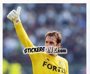 Sticker Henk Timmer in game - Feyenoord 2008-2009 - Panini