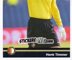 Sticker Henk Timmer in game - Feyenoord 2008-2009 - Panini
