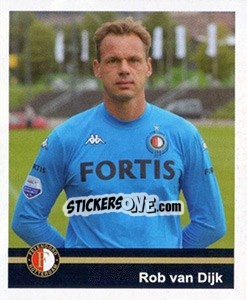 Sticker Rob van Dijk (Portrait) - Feyenoord 2008-2009 - Panini