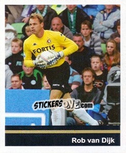 Sticker Rob van Dijk in game - Feyenoord 2008-2009 - Panini