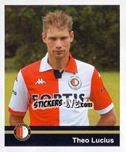Sticker Theo Lucius (Portrait) - Feyenoord 2008-2009 n. 23 - Panini