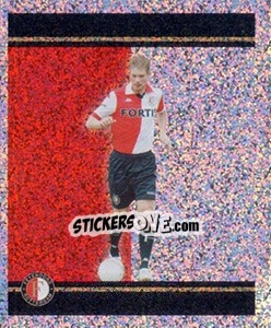 Sticker Theo Lucius in action - Feyenoord 2008-2009 - Panini